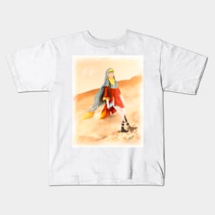 Maanen in the desert Kids T-Shirt